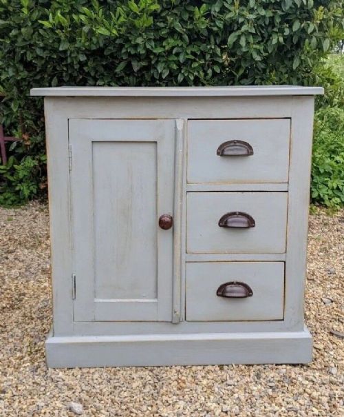 Antique French Hand Painted Cabinet