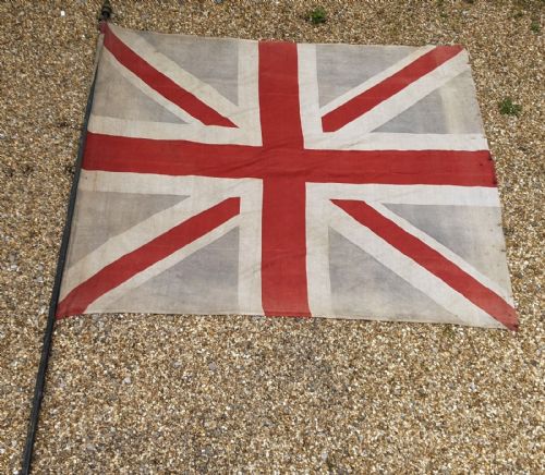 Very Large Original Ww I Union Jack Flag