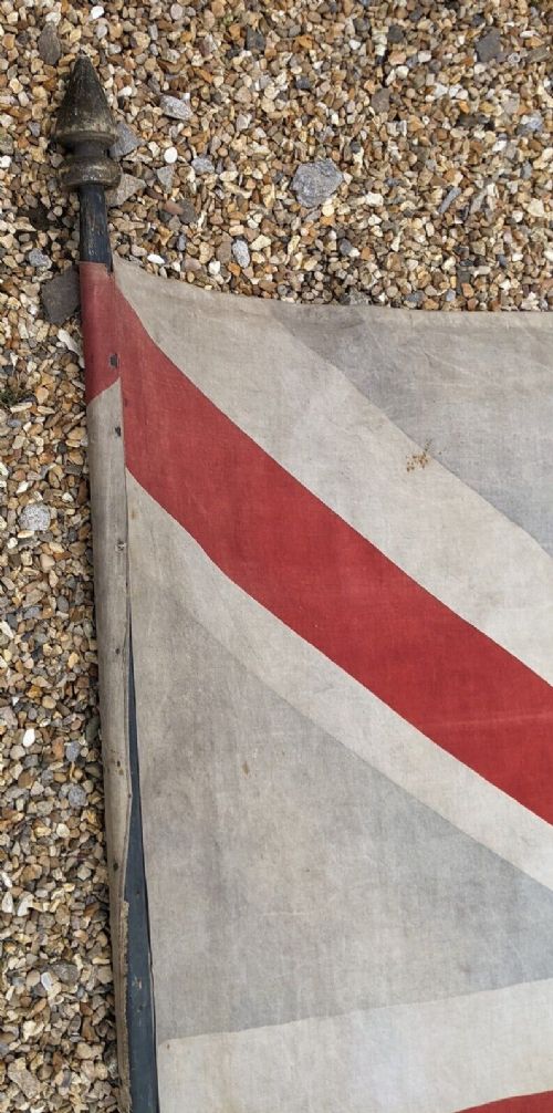 fig 1. Very Large Original WW I Union Jack Flag