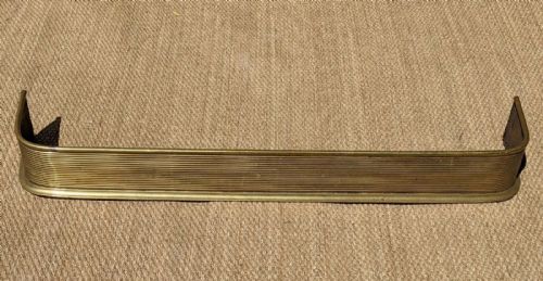Georgian Brass Fire Kerb Fender