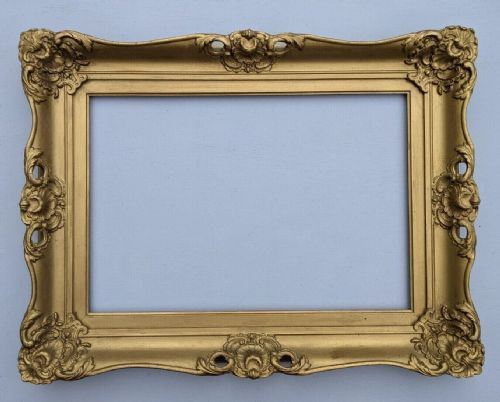 Antique Gilt Swept Picture Frame No. 13