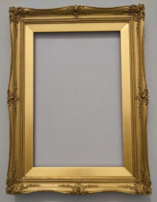 Antique Gilt Swept Picture Frame No. 14