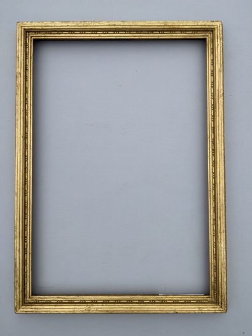 Antique Gilt Swept Picture Frame No. 18