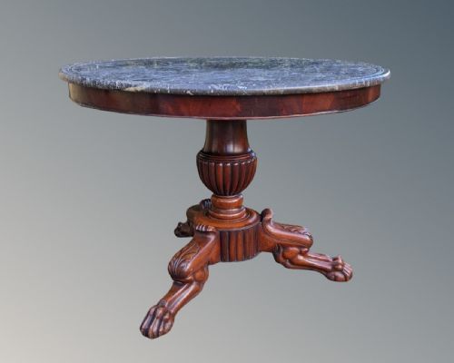 19th Century French Mahogany Gueridon Table