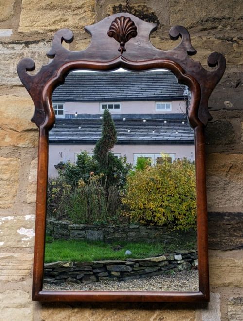 Georgian Style Walnut Pier Glass Mirror
