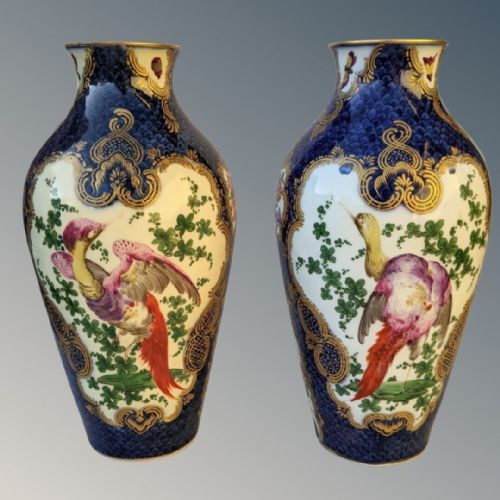 fig 2. 19th Century French Worcester Style Samson Vases