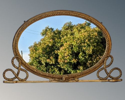 Good 19th Century English Overmantel Mirror