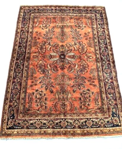 Antique Saroukh Carpet Good Room Size