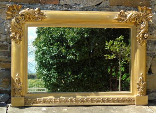 fig 1. Good William IV Overmantel Mirror Circa 1840