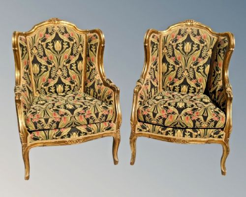 Quality Pair of Antique French Armchairs