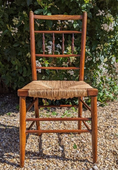 fig 2. Beautiful Set of Sussex Chairs Arts and Crafts