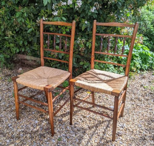 Good Pair of Antique Sussex Chairs