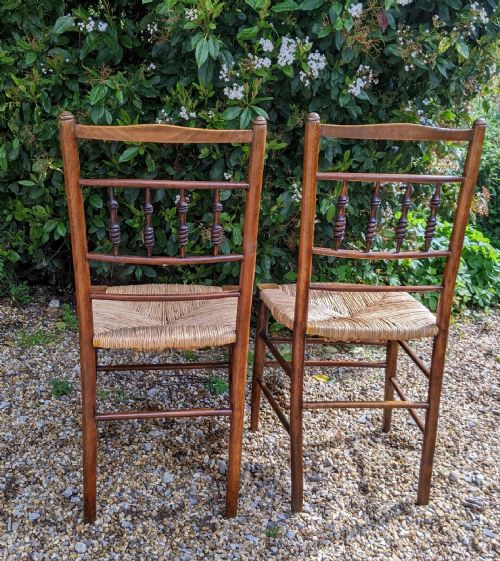 fig 2. Good Pair Of Antique Sussex Chairs