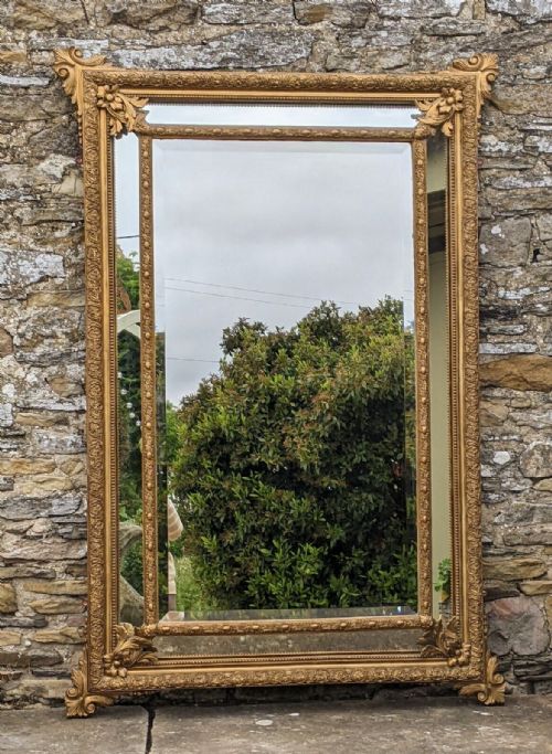 Good Large French Gilt Marginal Mirror