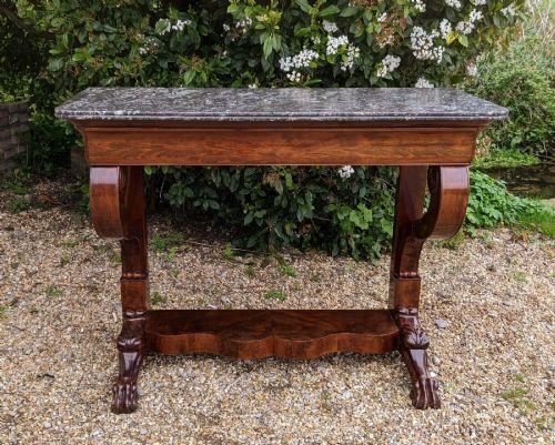 Fine Antique French Mahogany Console Table