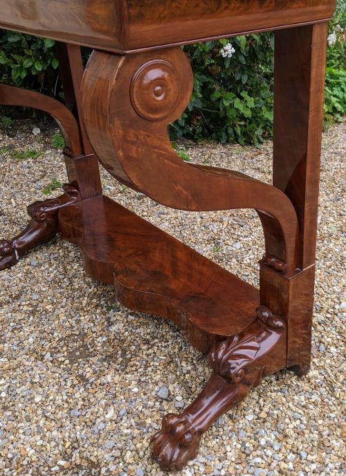 fig 1. Fine Antique French Mahogany Console Table