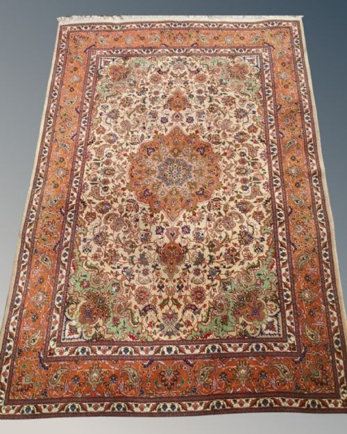 Good Antique Tabriz Carpet Room Size