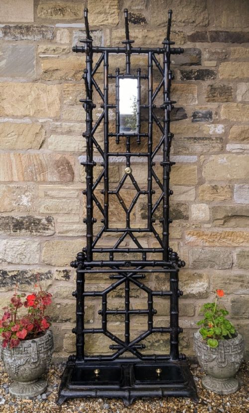 Cast Iron Hallstand Victorian Aesthetic