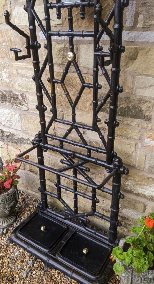 fig 1. Cast Iron Hallstand Victorian Aesthetic