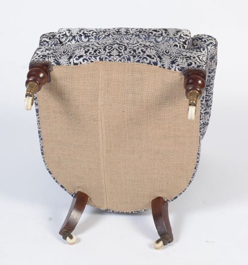 VICTORIAN BUTTON BACK ARMCHAIR - ADDITIONAL PHOTO 5