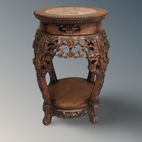 Antique Chinese Hardwood Stand / Table