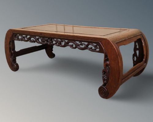Antique Chinese Hardwood Low Table Circa 1900