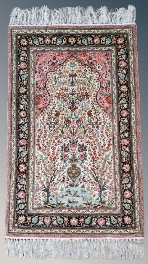 Antique Silk Carpet Rug
