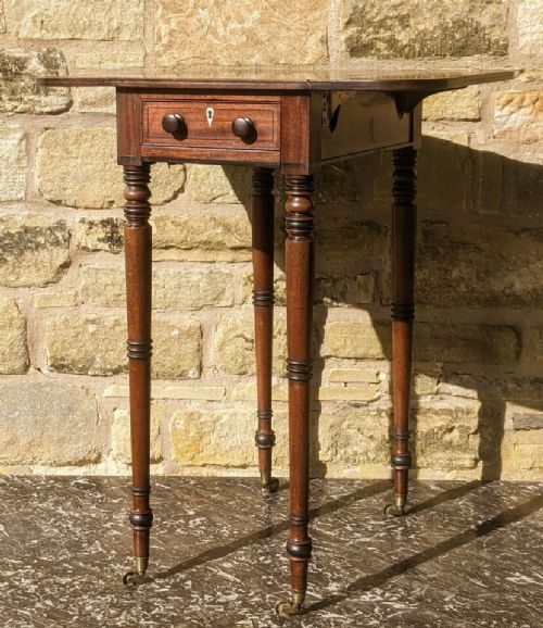 fig 1. Neat Antique Mahogany Pembroke Table