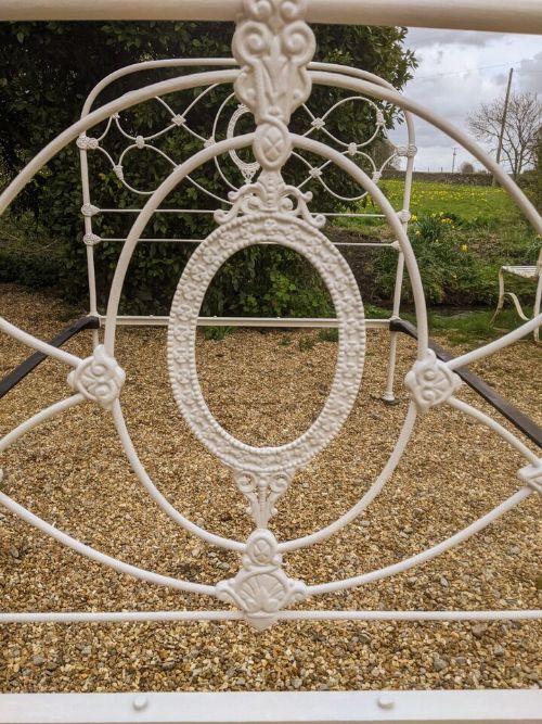 fig 1. Pretty Victorian Cast Double Bed