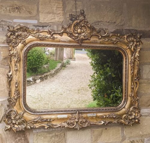 Victorian Gilt Overmantel Mirror