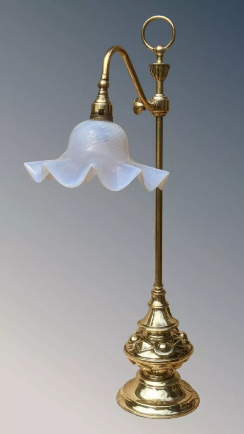 Super Quality Solid Brass Rise & Fall Table Lamp / Desk Light