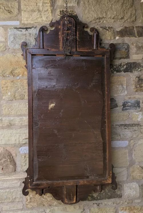 fig 1. Large Regency Mahogany & Parcel Gilt Pier Glass Mirror