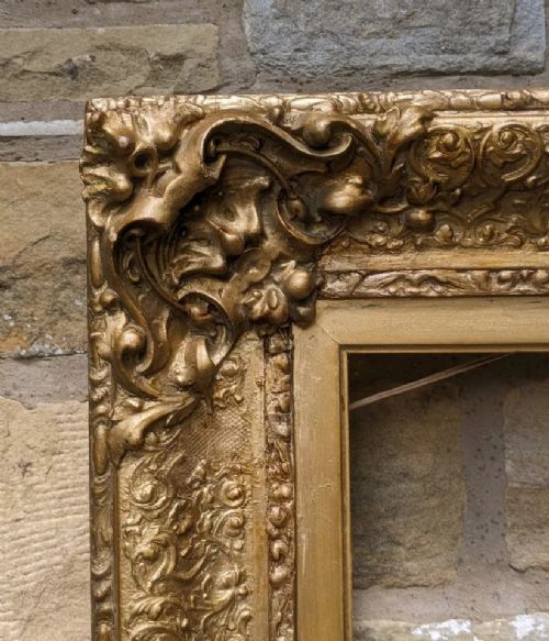 fig 1. Good Large Victorian Gilt Frame No 37