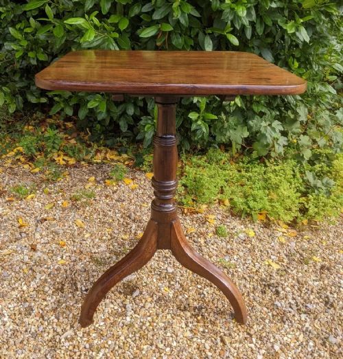 Antique Mahogany Snap Top Table
