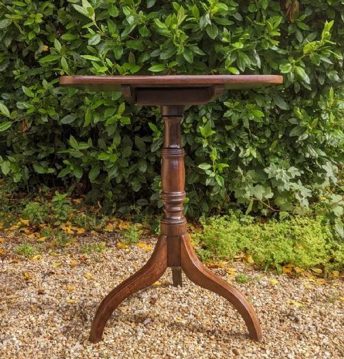 fig 1. Antique Mahogany Snap Top Table
