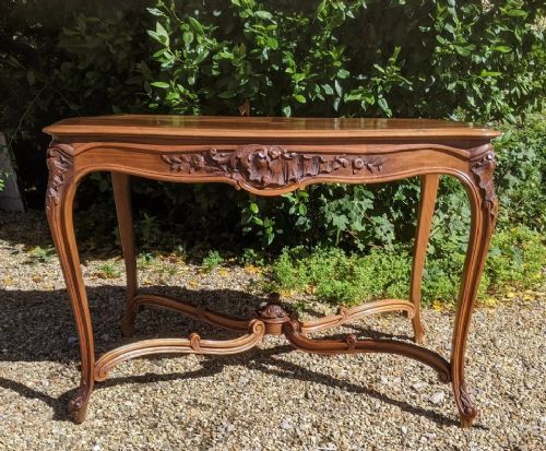 fig 1. Good Antique French Walnut Centre Table