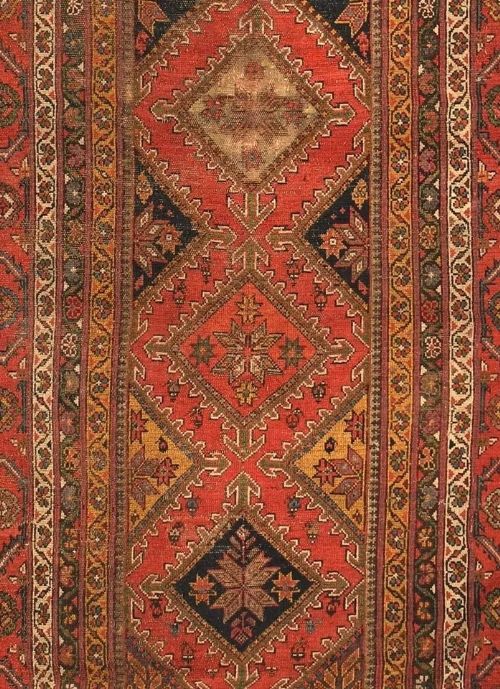 fig 1. Antique Malayer Kellah Carpet Runner