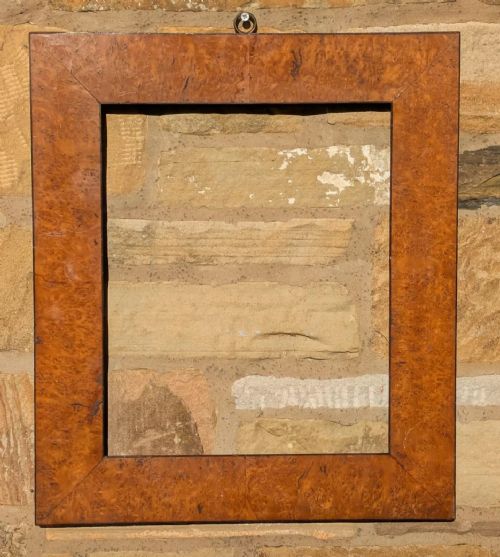 Burr Walnut & Ebony Strung Picture Frame No 25