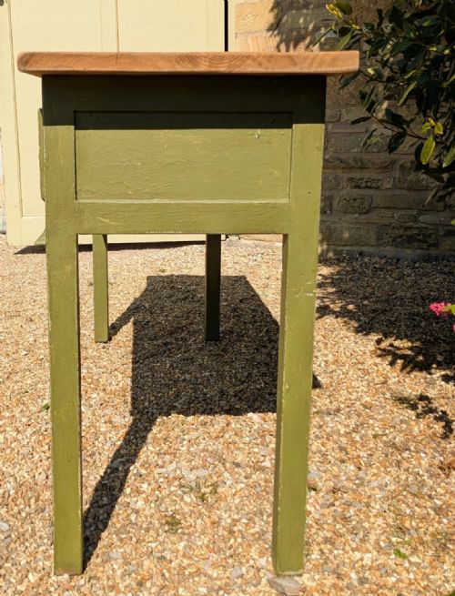 BEAUTIFUL 19TH CENTURY HAND PAINTED DRESSER BASE - ADDITIONAL PHOTO 7