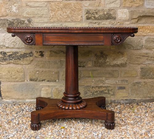 fig 1. Handsome William IV Mahogany Side Table