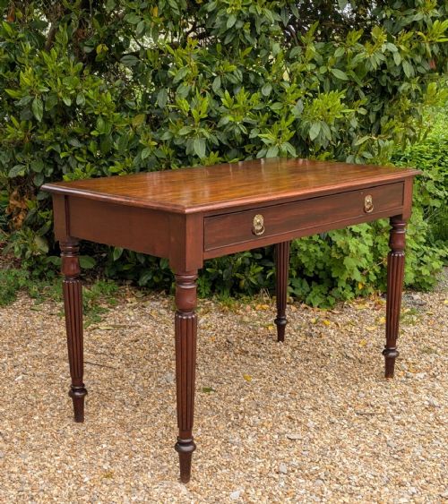 Elegant Antique Mahogany Library Table William IV