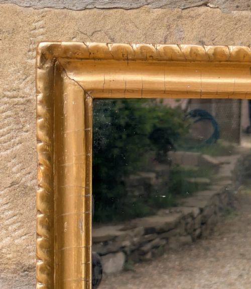 REGENCY GILT AND GESSO RECTANGULAR WALL MIRROR HOHO BIRD CREST - ADDITIONAL PHOTO 6