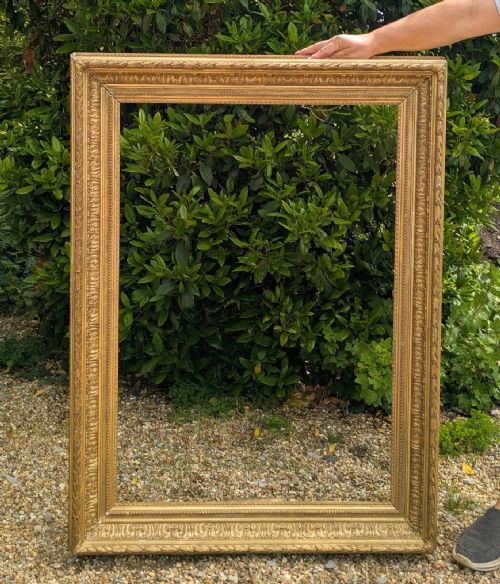 Very Large Heavy Antique Gilt Picture Frame No 60