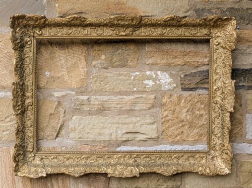 Baroque Style Antique Gilt & Gesso Frame No 1a