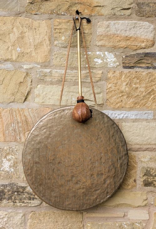 Large Heavy Bronze Gong Circa 1900