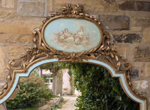 fig 1. Stunning French Parcel Gilt Mirror