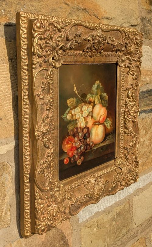 Dutch School Oil on Panel Still Life Painting