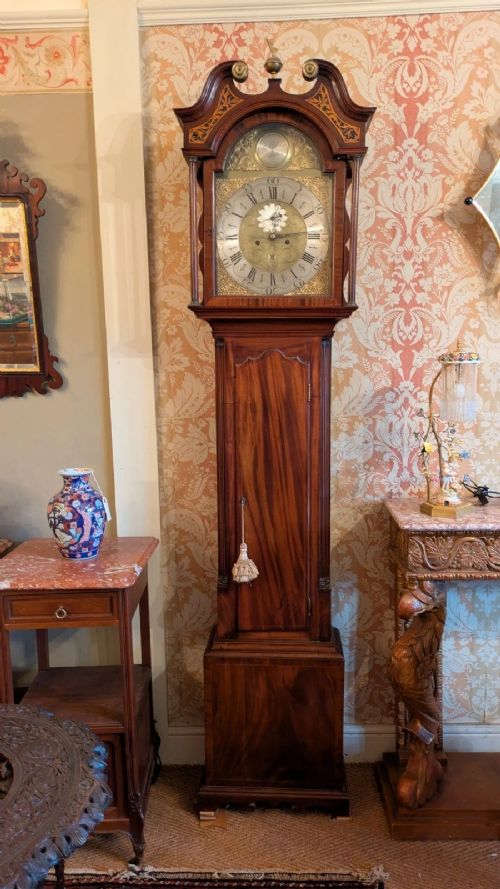 Good Scottish Mahogany Longcase Clock Coates of Hamilton