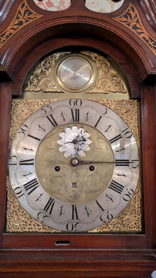 fig 3. Good Scottish Mahogany Longcase Clock Coates of Hamilton