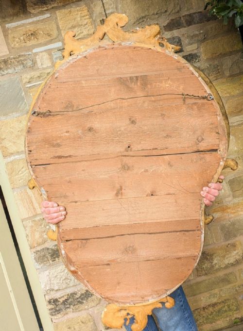 OUTSTANDING FRENCH ROCOCO GILTWOOD WALL MIRROR - ADDITIONAL PHOTO 9